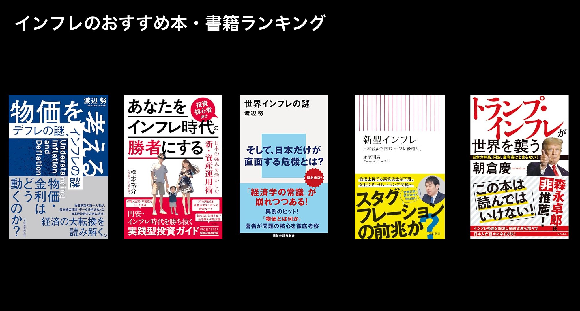 インフレのおすすめ本・書籍ランキング