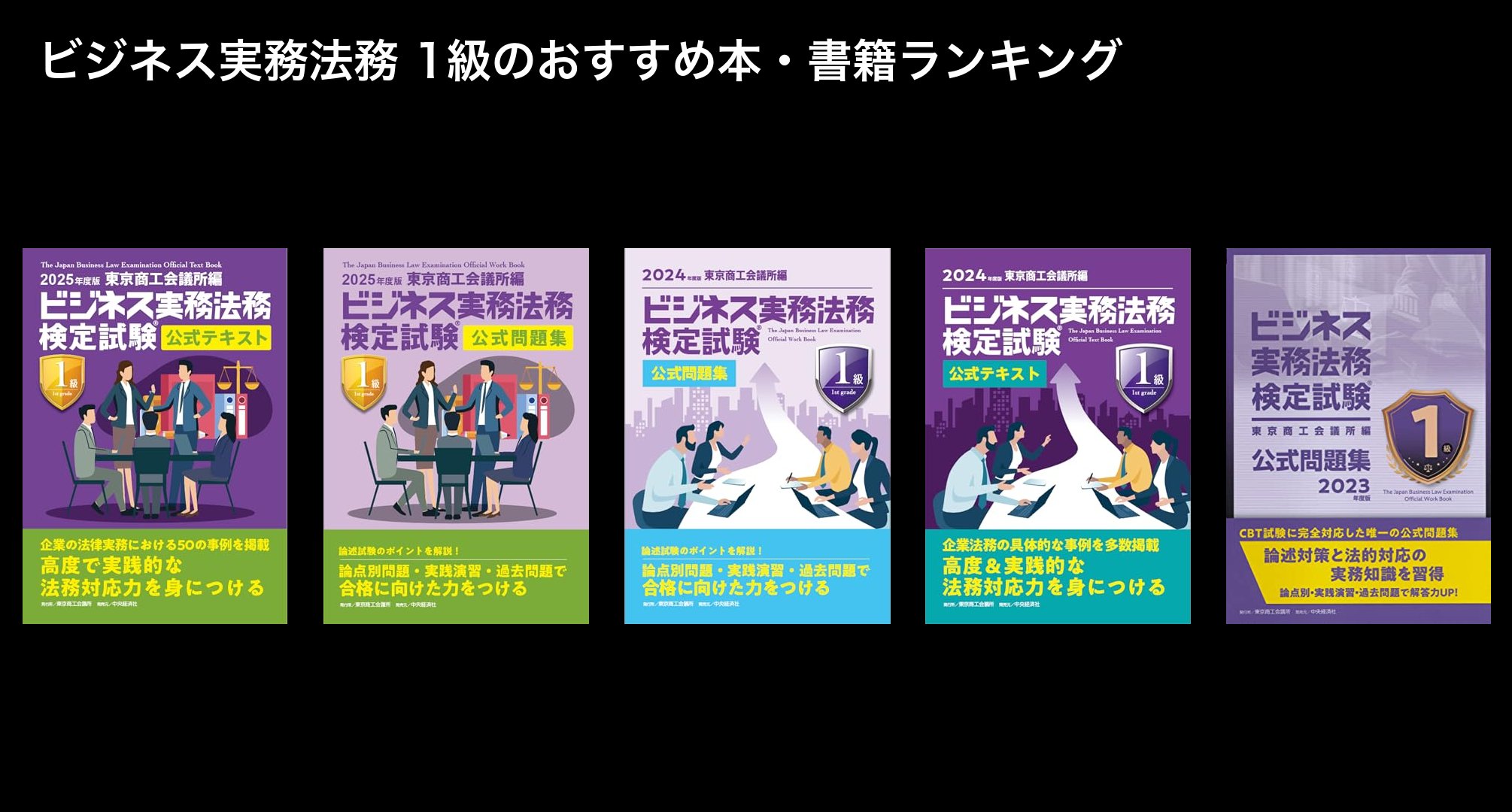 ビジネス実務法務 1級のおすすめ本・書籍ランキング