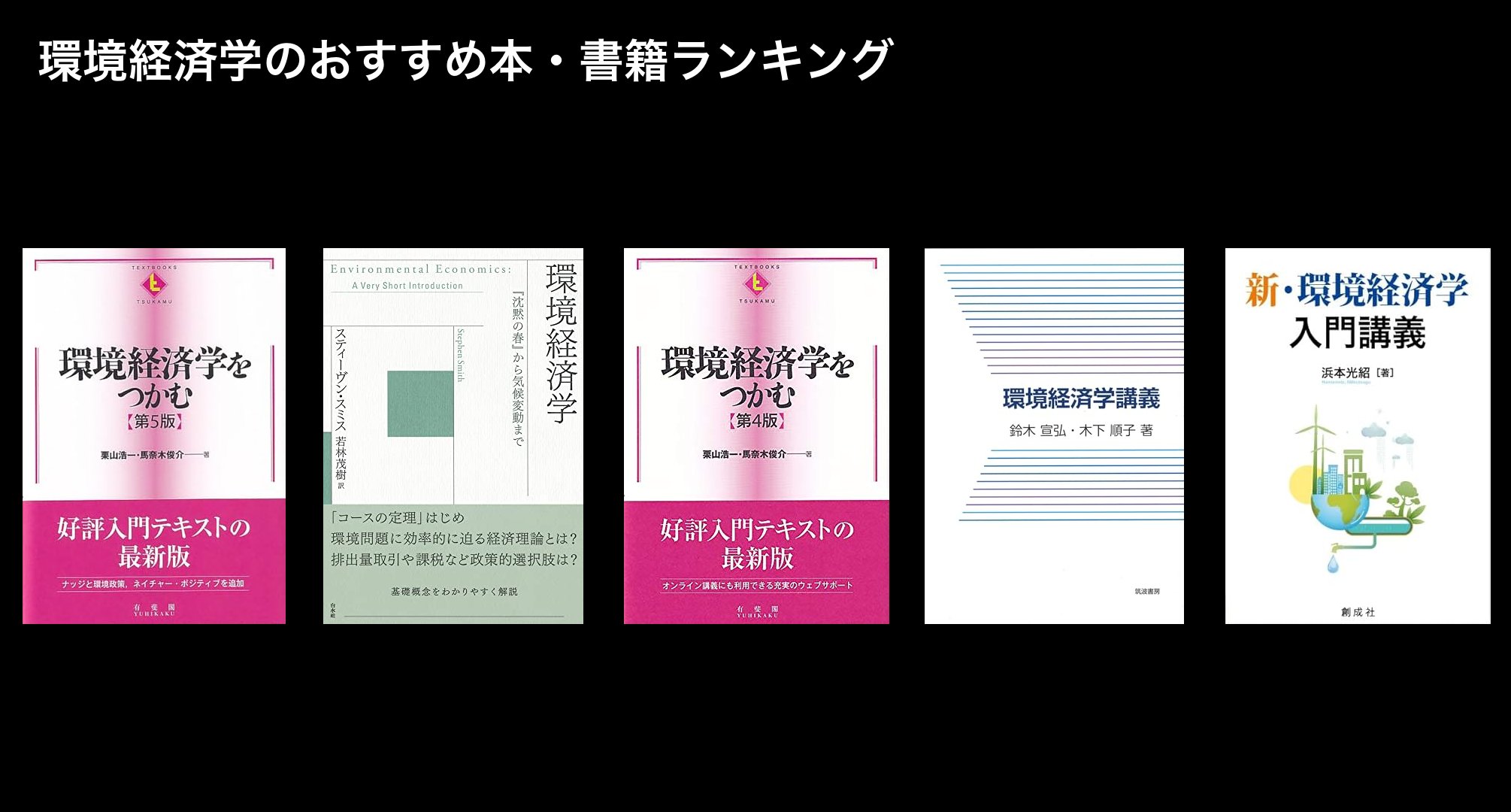 環境経済学のおすすめ本・書籍ランキング