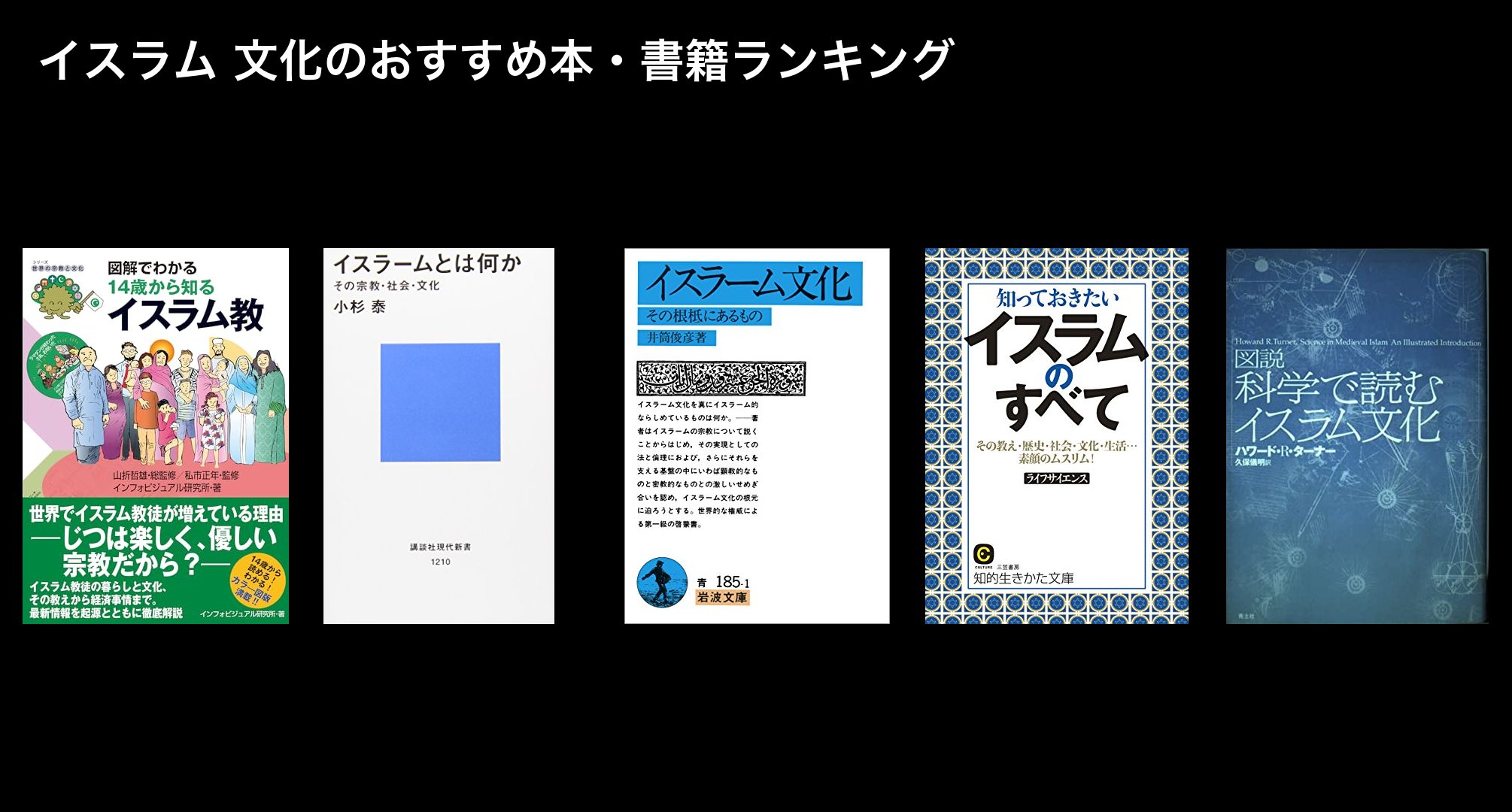 イスラム 文化のおすすめ本・書籍ランキング