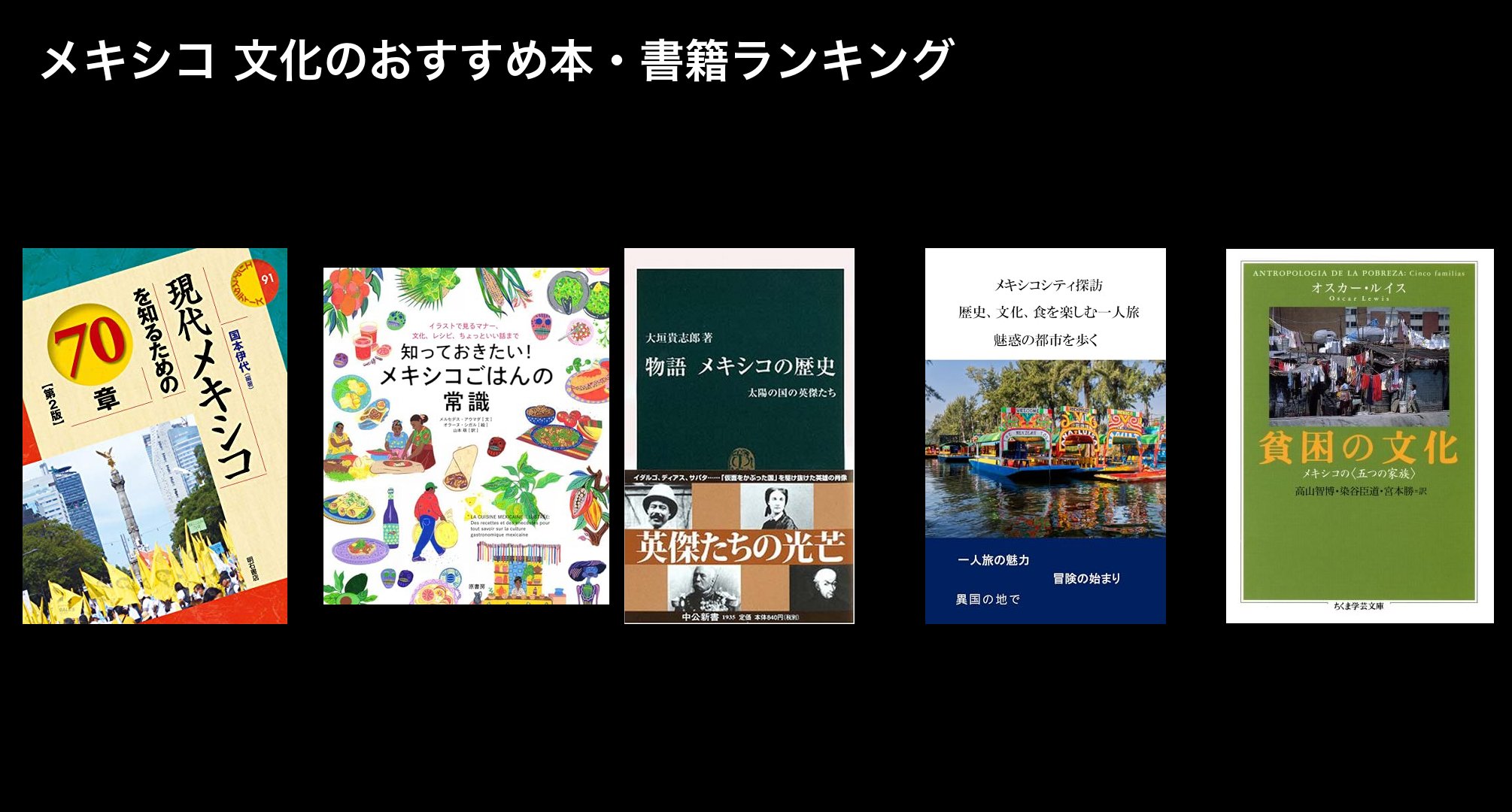 メキシコ 文化のおすすめ本・書籍ランキング