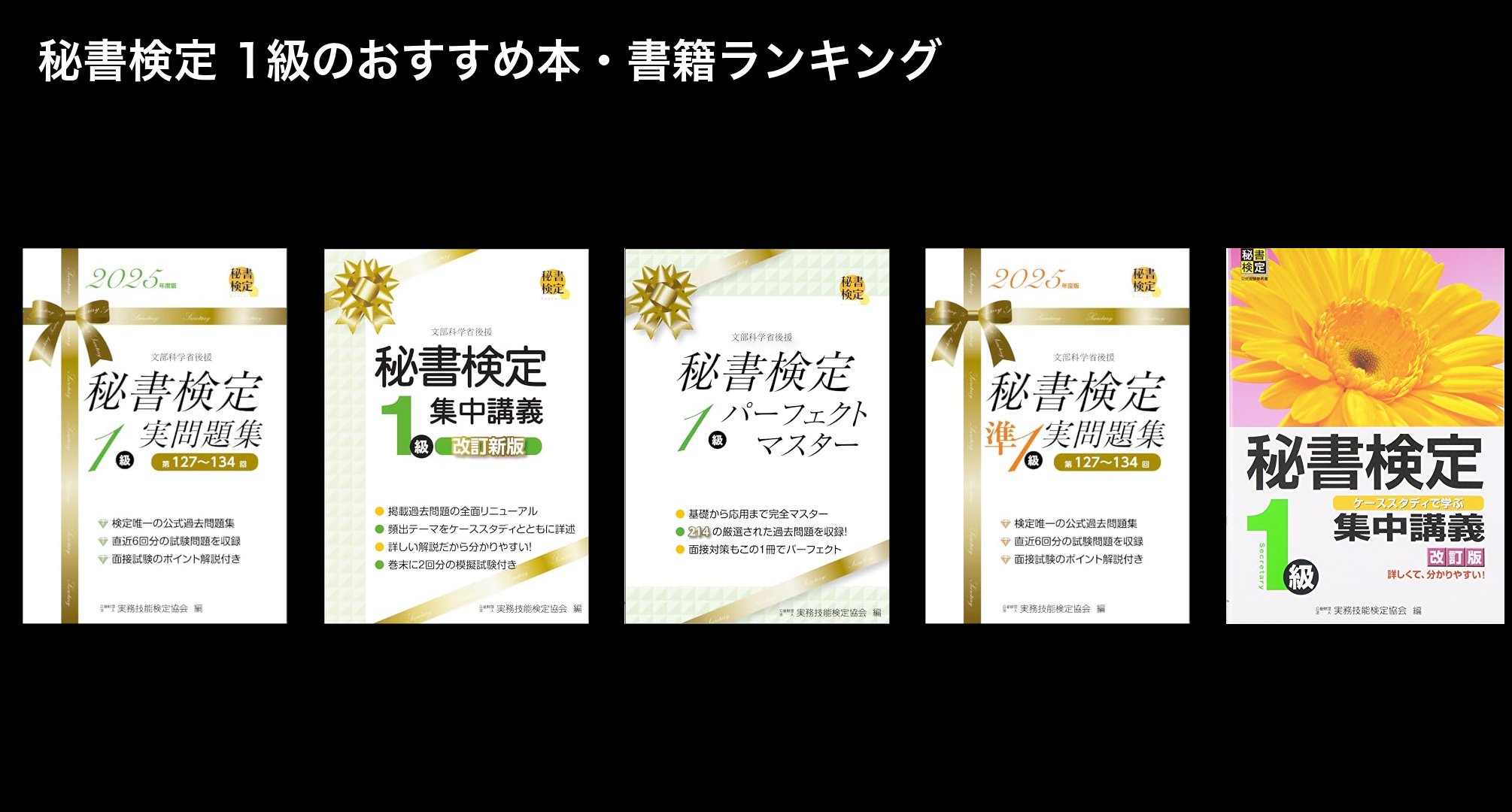 秘書検定 1級のおすすめ本・書籍ランキング