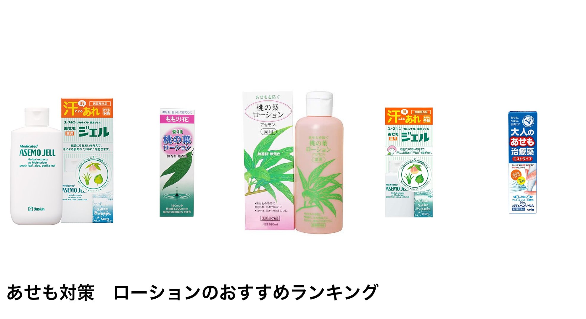 あせも対策 ローションのおすすめランキング