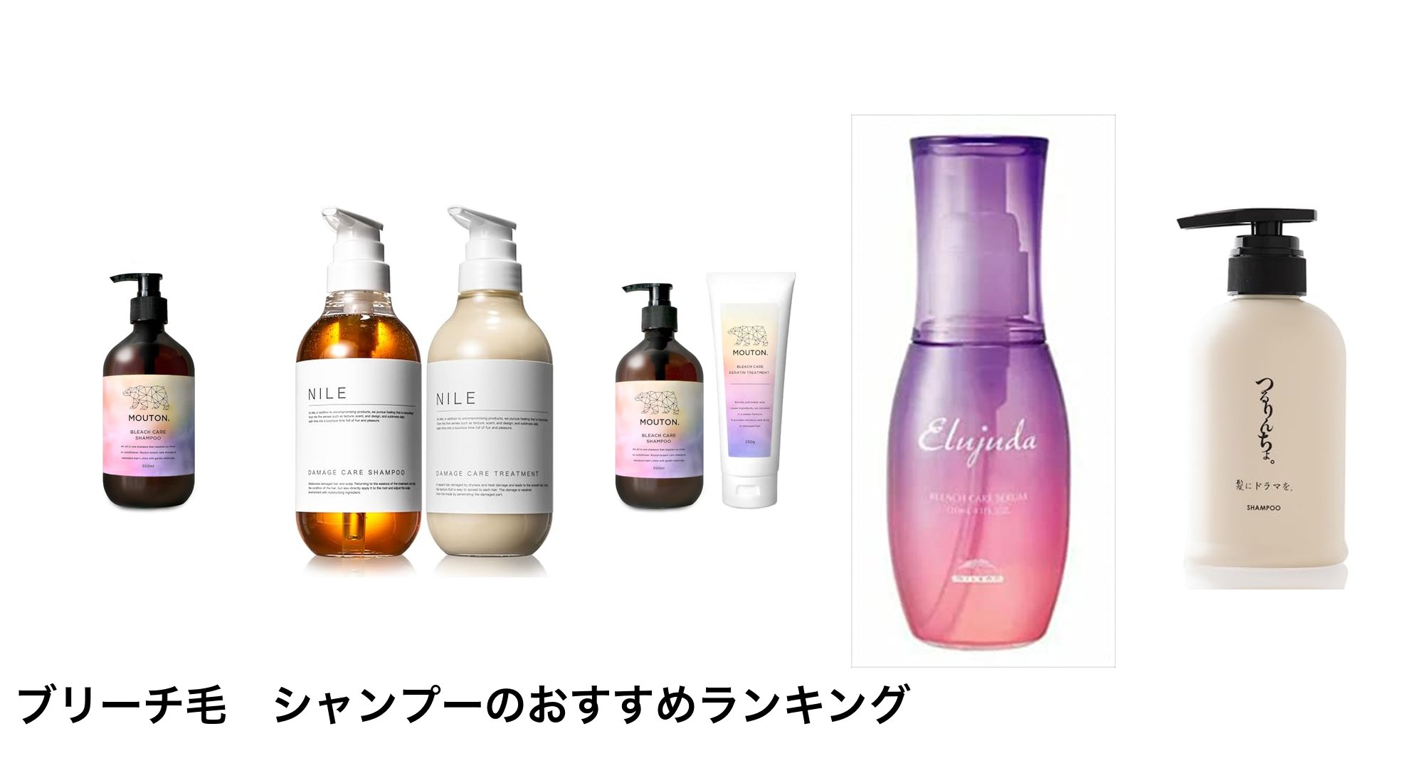 ブリーチ毛 シャンプーのおすすめランキング