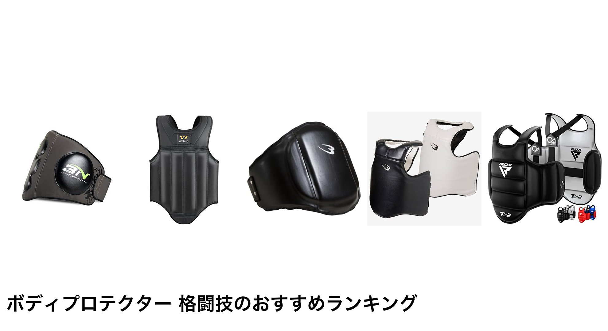 ボディプロテクター 格闘技のおすすめランキング