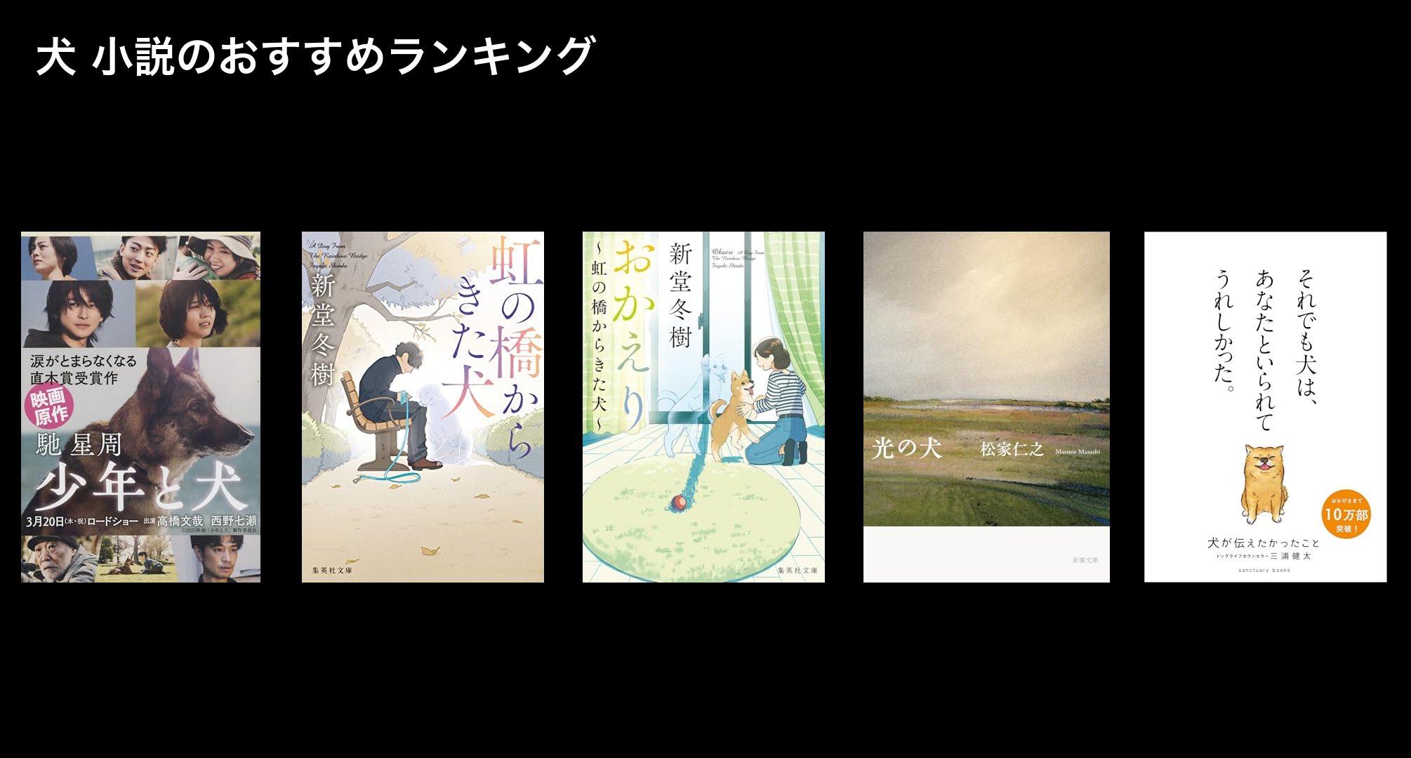 犬 小説のおすすめランキング