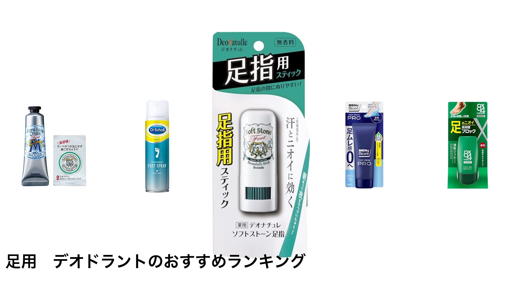 足用　デオドラントのおすすめランキング