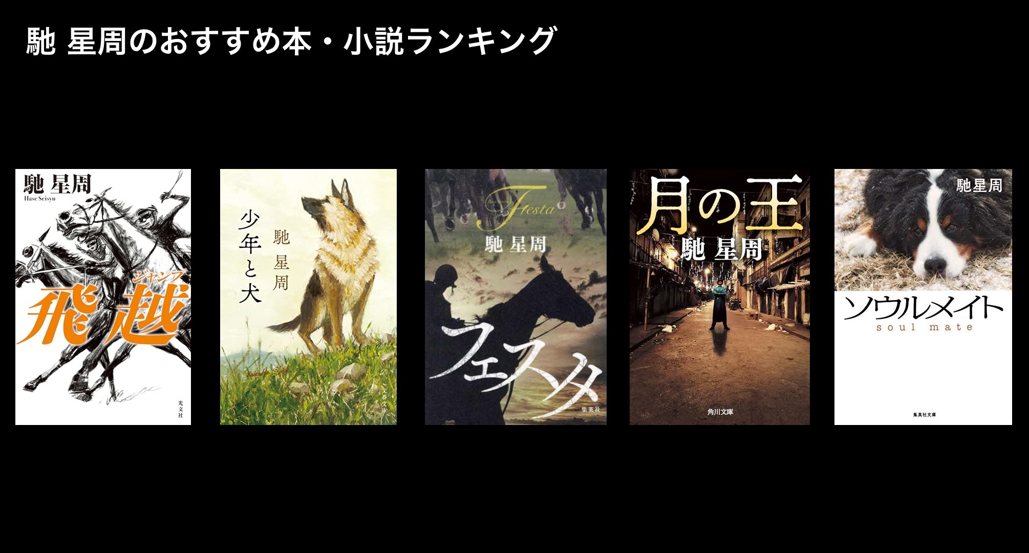 馳 星周のおすすめ本・小説ランキング