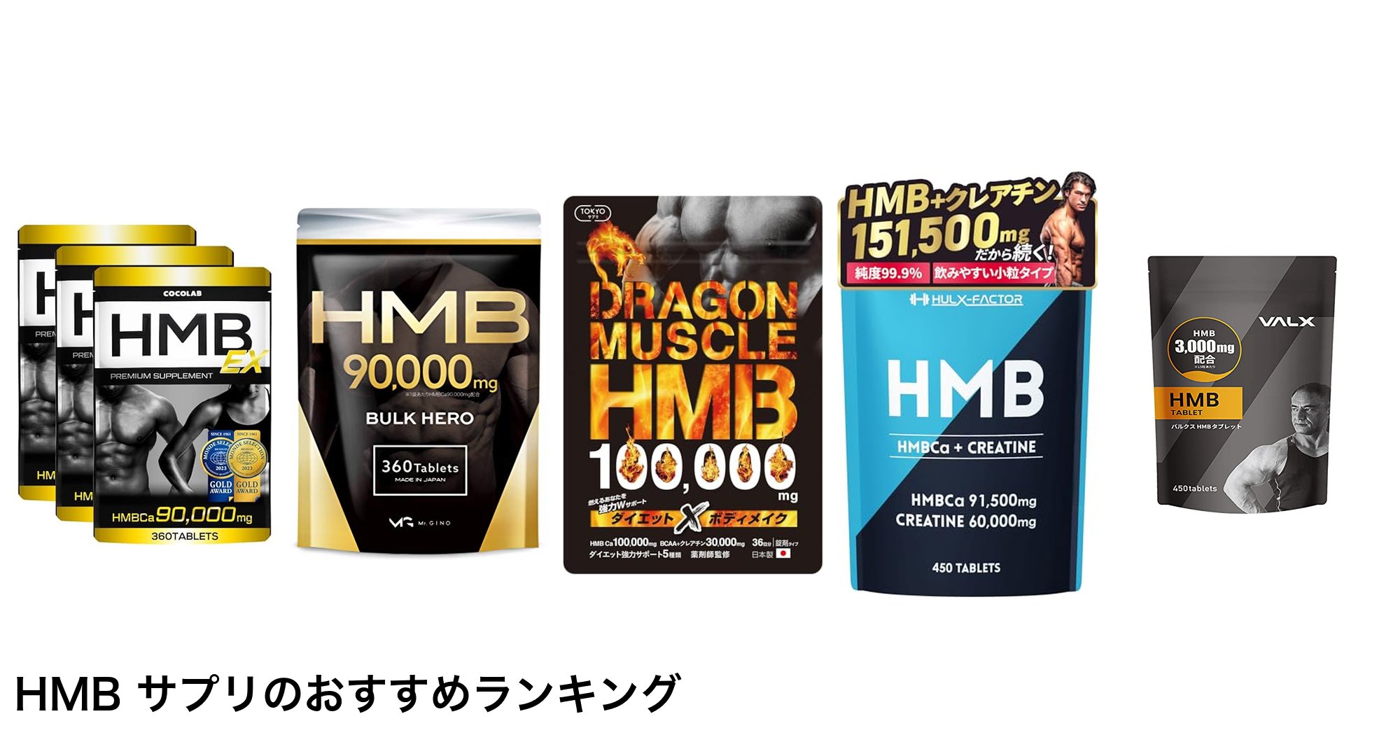 HMB サプリのおすすめランキング