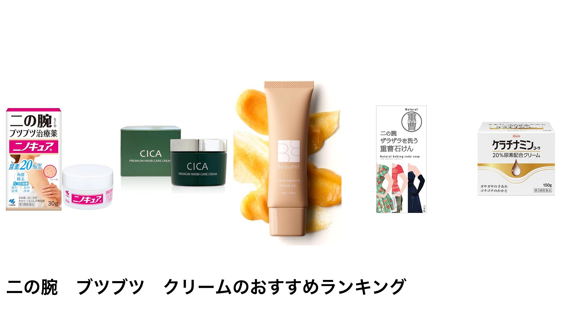 二の腕 ブツブツ クリームのおすすめランキング