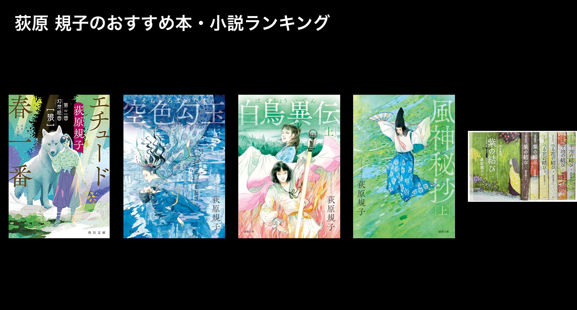 荻原 規子のおすすめ本・小説ランキング