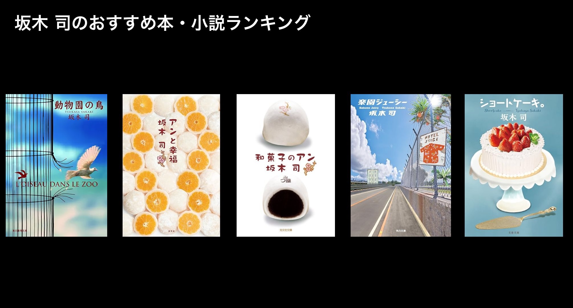 坂木 司のおすすめ本・小説ランキング