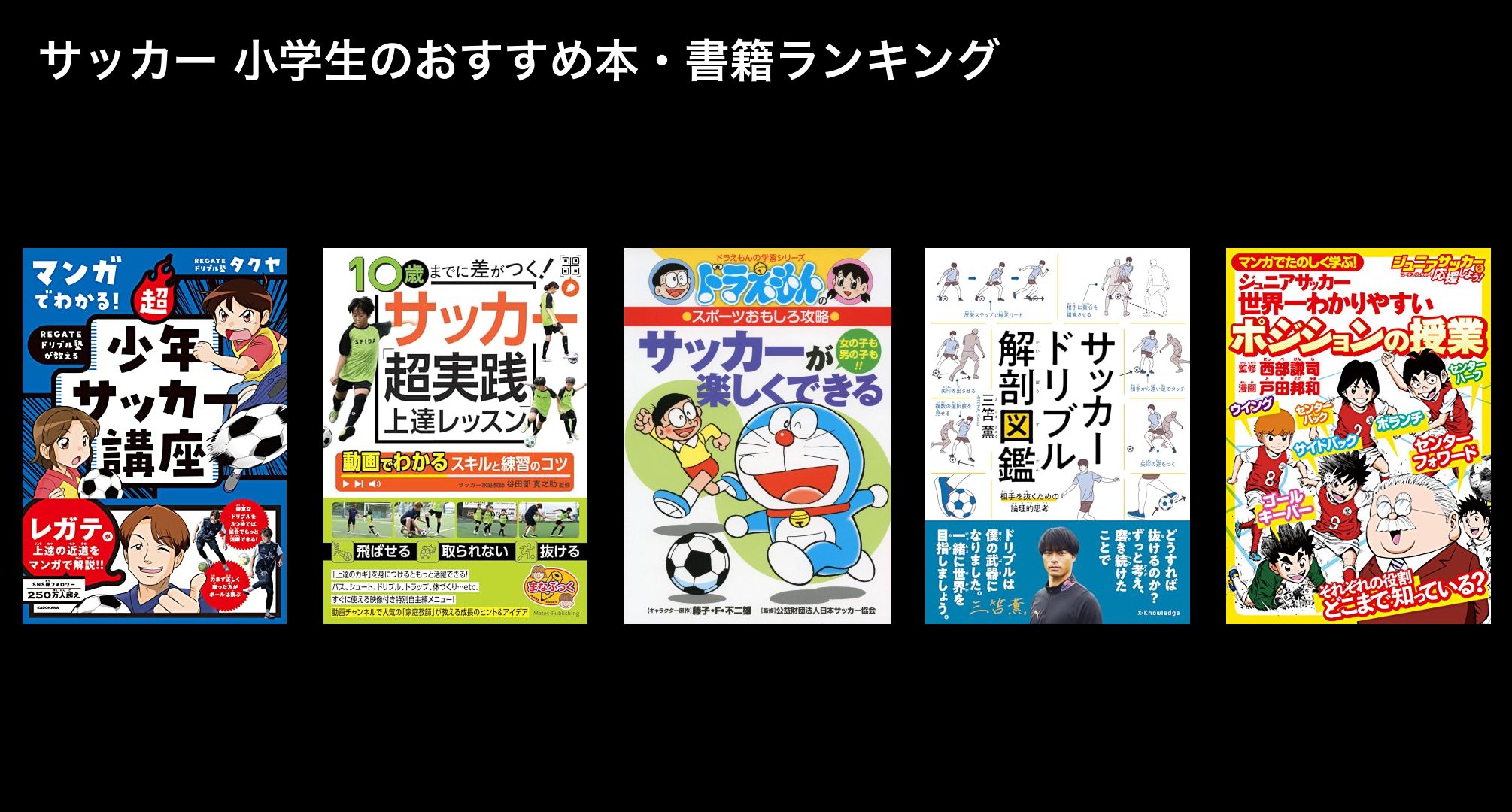 サッカー 小学生のおすすめ本・書籍ランキング