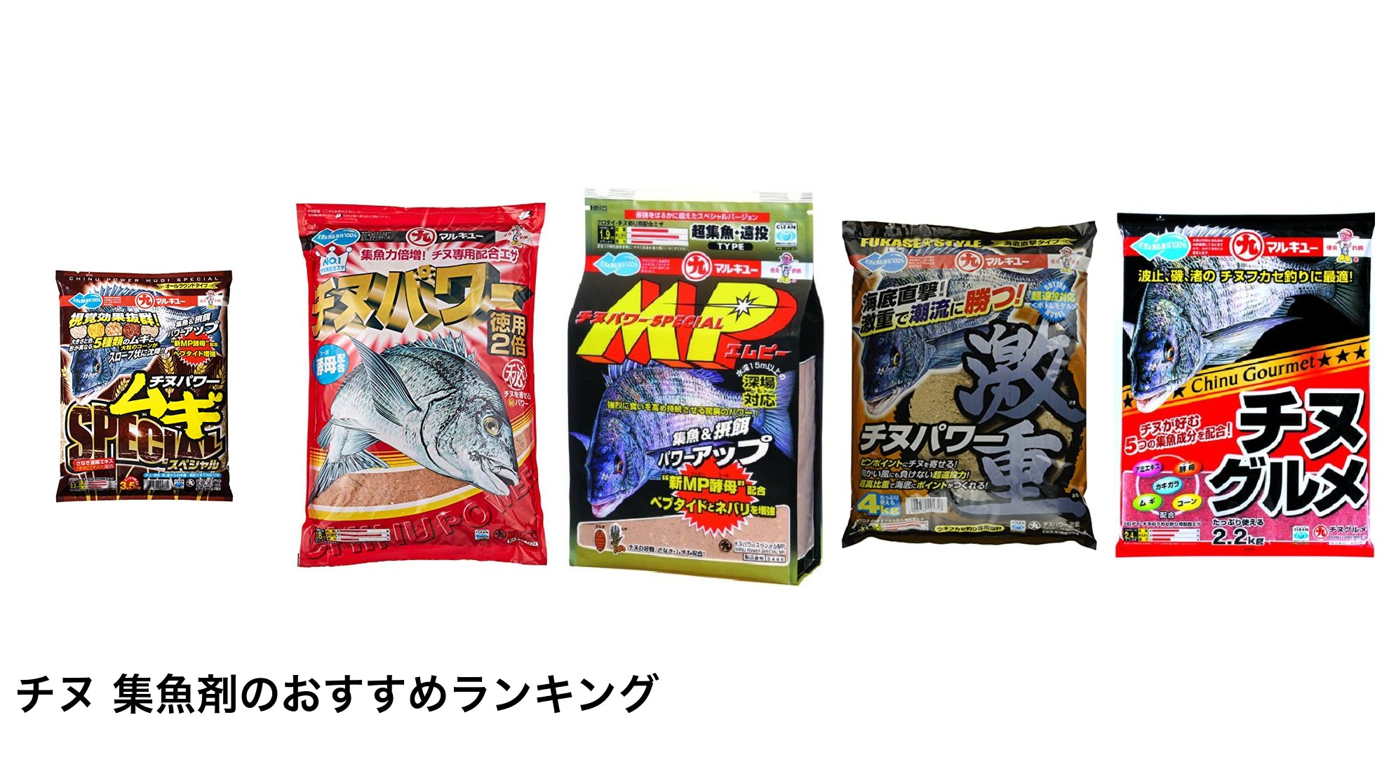 チヌ 集魚剤のおすすめランキング