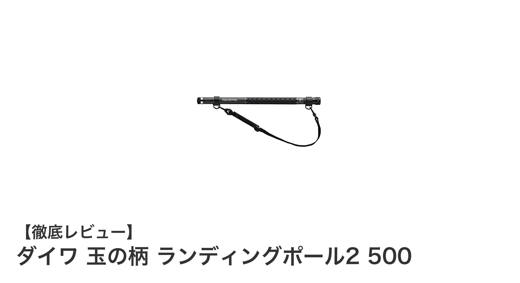 ダイワ 玉の柄 ランディングポール2 500で釣りの幅が広がる！軽量で使いやすい5m超えの万能ポール