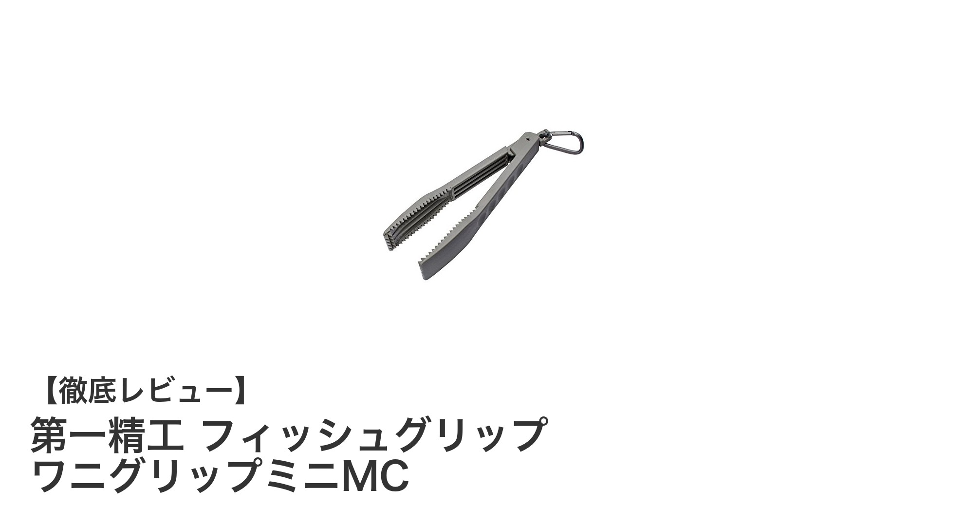 コンパクトで使いやすい！第一精工のミニフィッシュグリップで安全なフィッシング体験を