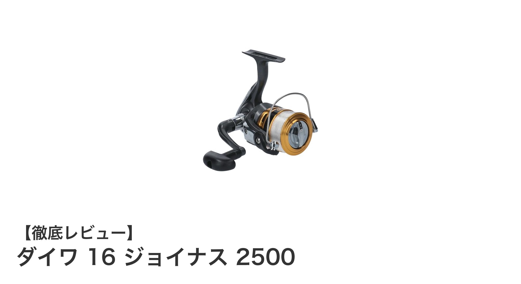 軽さと扱いやすさで差をつける！ダイワ16ジョイナス2500の実力とは？