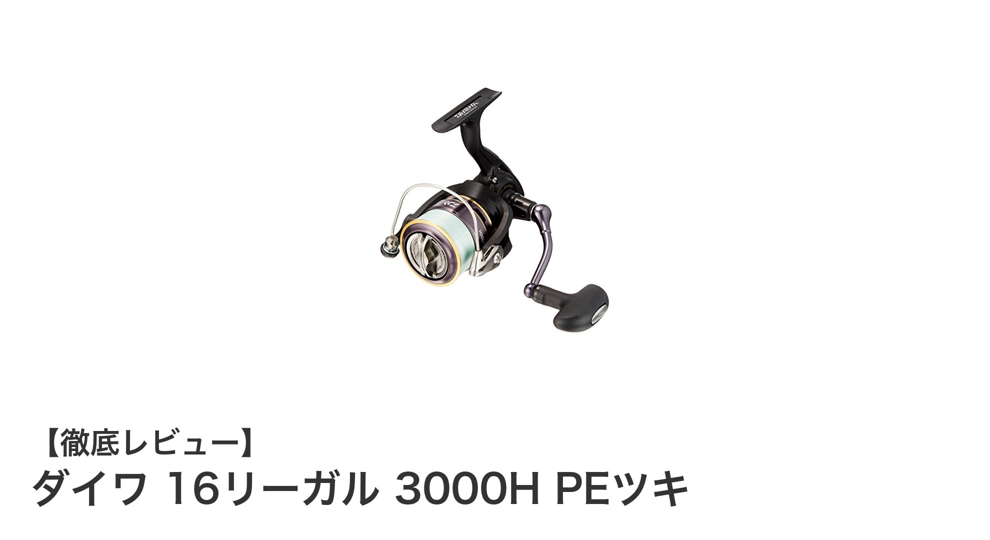 ダイワ 16リーガル 3000H PEツキで快適シーバス釣り！軽量＆パワフルなスピニングリールの魅力