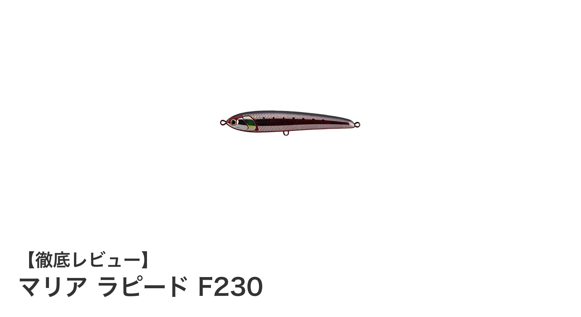 大型GTやマグロ攻略に最適！マリア ラピード F230の魅力を徹底解説