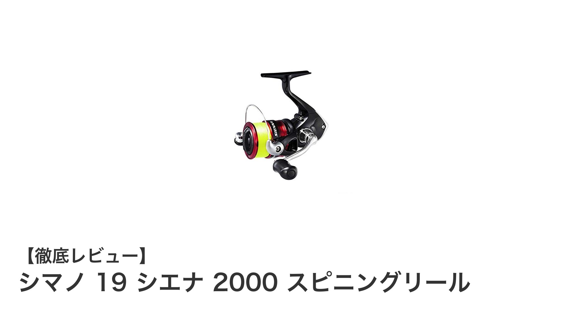 シマノ 19 シエナ 2000 スピニングリールで快適フィッシング！軽量＆多用途モデルの魅力とは？
