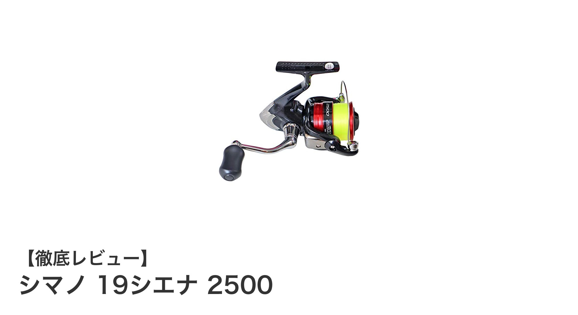 シマノ19シエナ2500：軽量＆高性能で海釣りに最適なスピニングリール