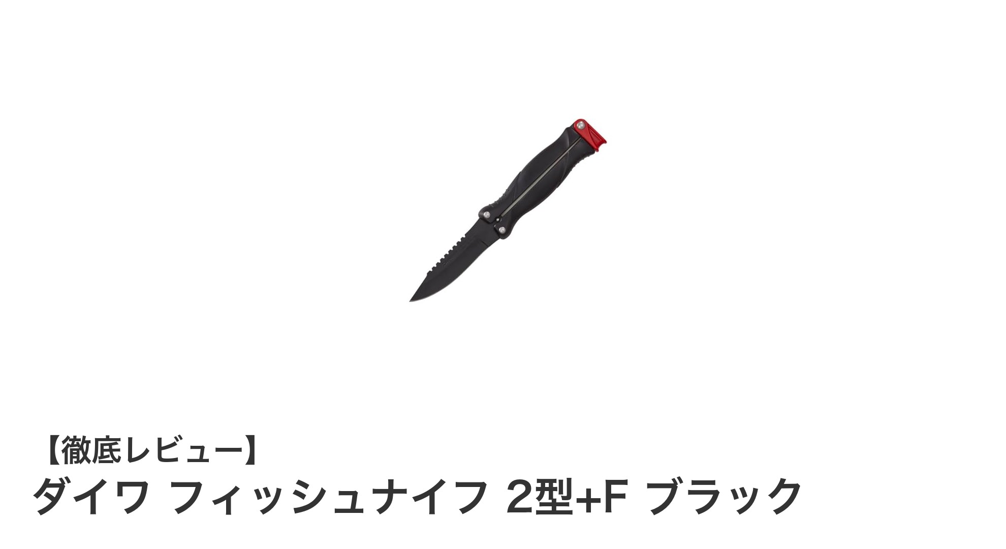 コンパクトで錆びに強い！ダイワ フィッシュナイフ 2型+F ブラックの魅力とは？