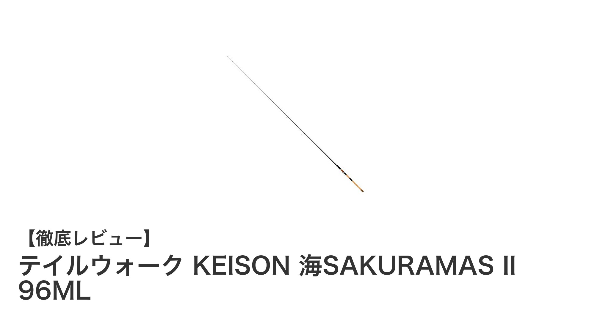 テイルウォーク KEISON 海SAKURAMAS II 96MLで楽しむ究極のサクラマスフィッシング
