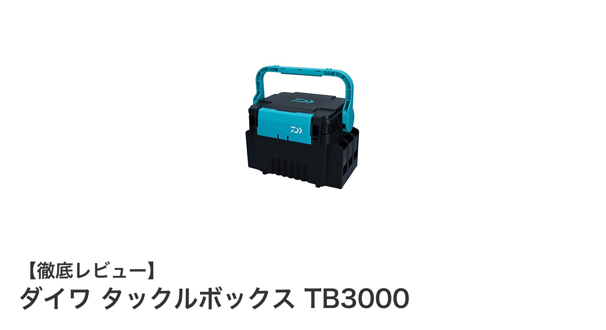 コンパクトで丈夫！ダイワのタックルボックスTB3000で釣り道具をスマートに整理