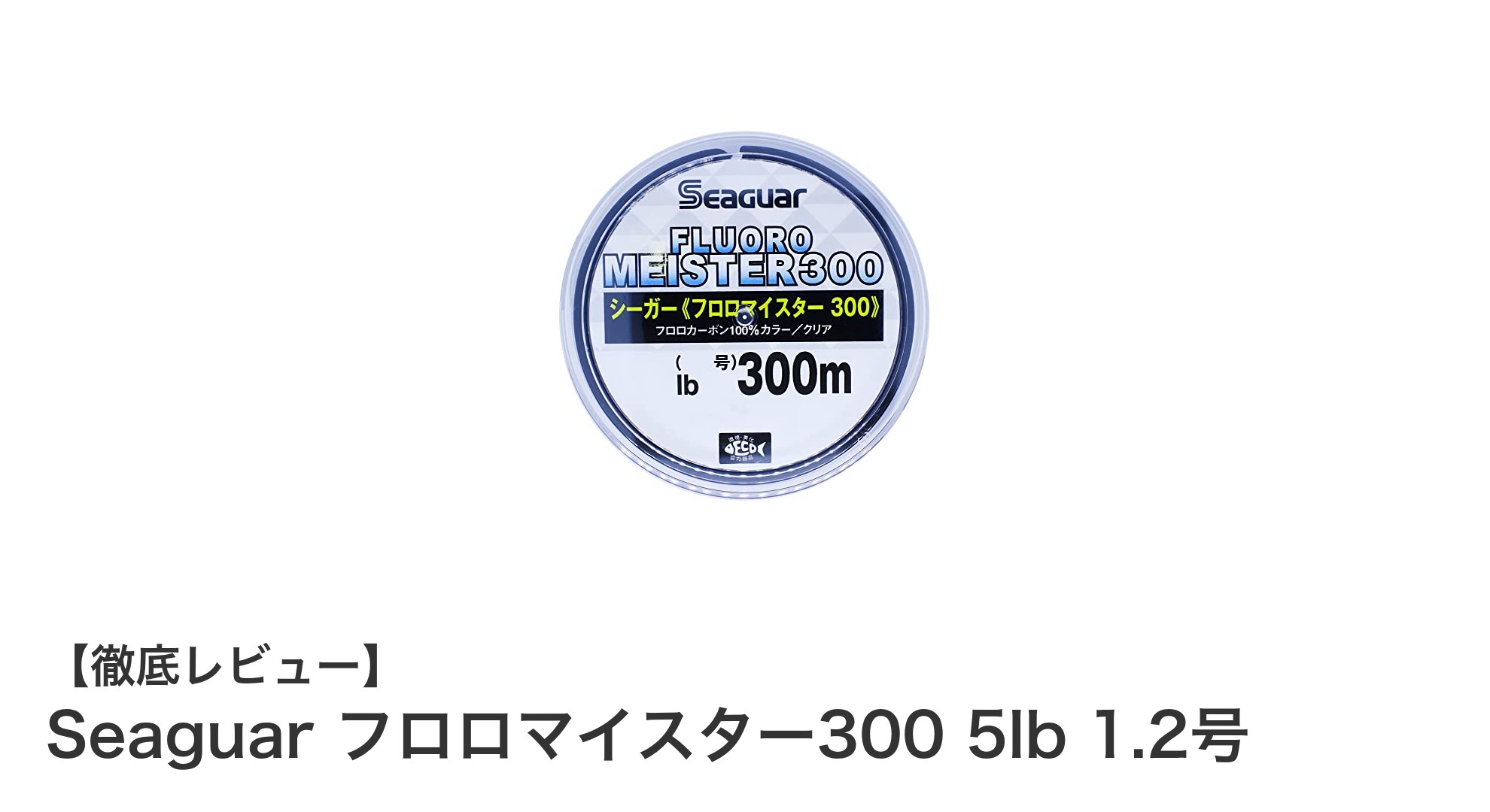ブラックバス釣りに最適！Seaguar フロロマイスター300で強さと耐久性を実感