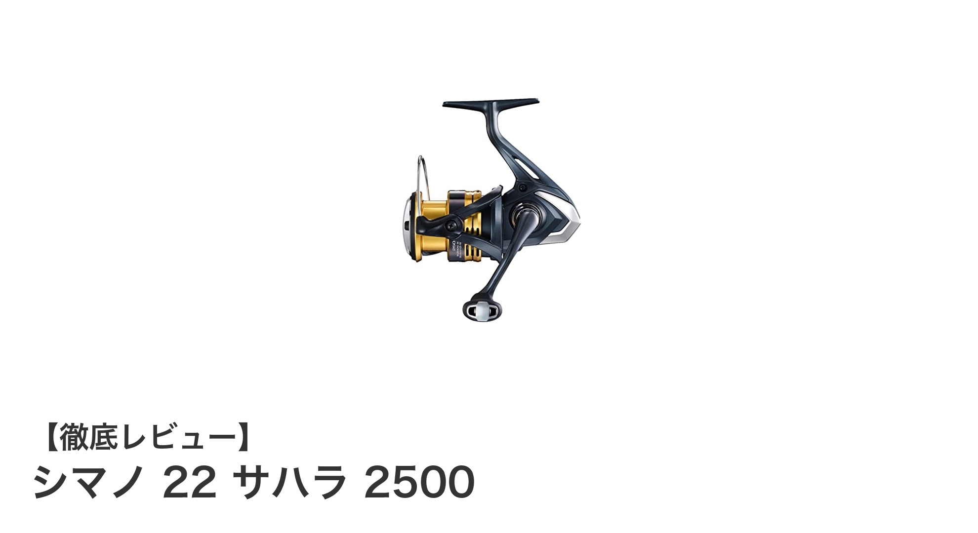 シマノ 22 サハラ 2500:高速巻き取りを実現するハイギアスピニングリールの新定番
