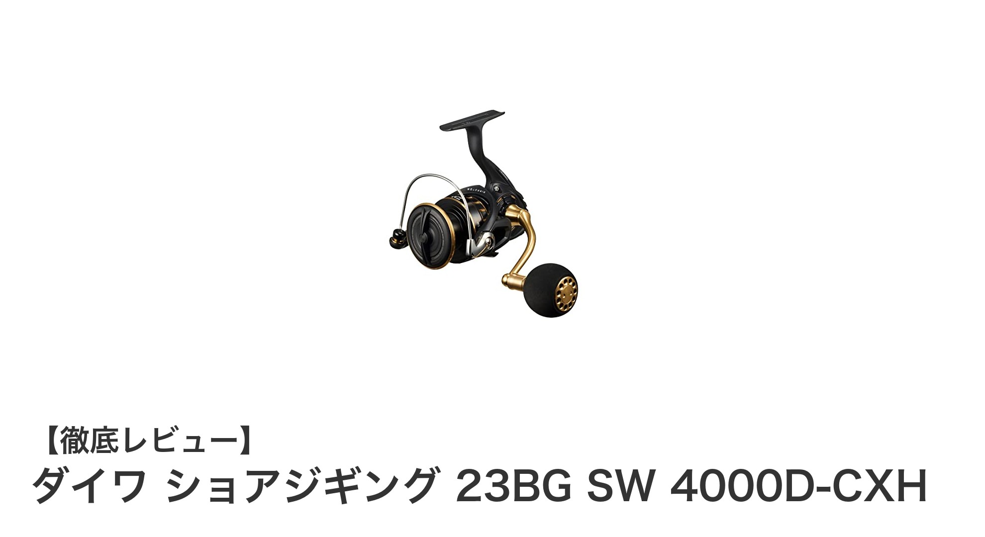 ダイワ ショアジギング 23BG SW 4000D-CXHで極めるオフショアジギングの新境地