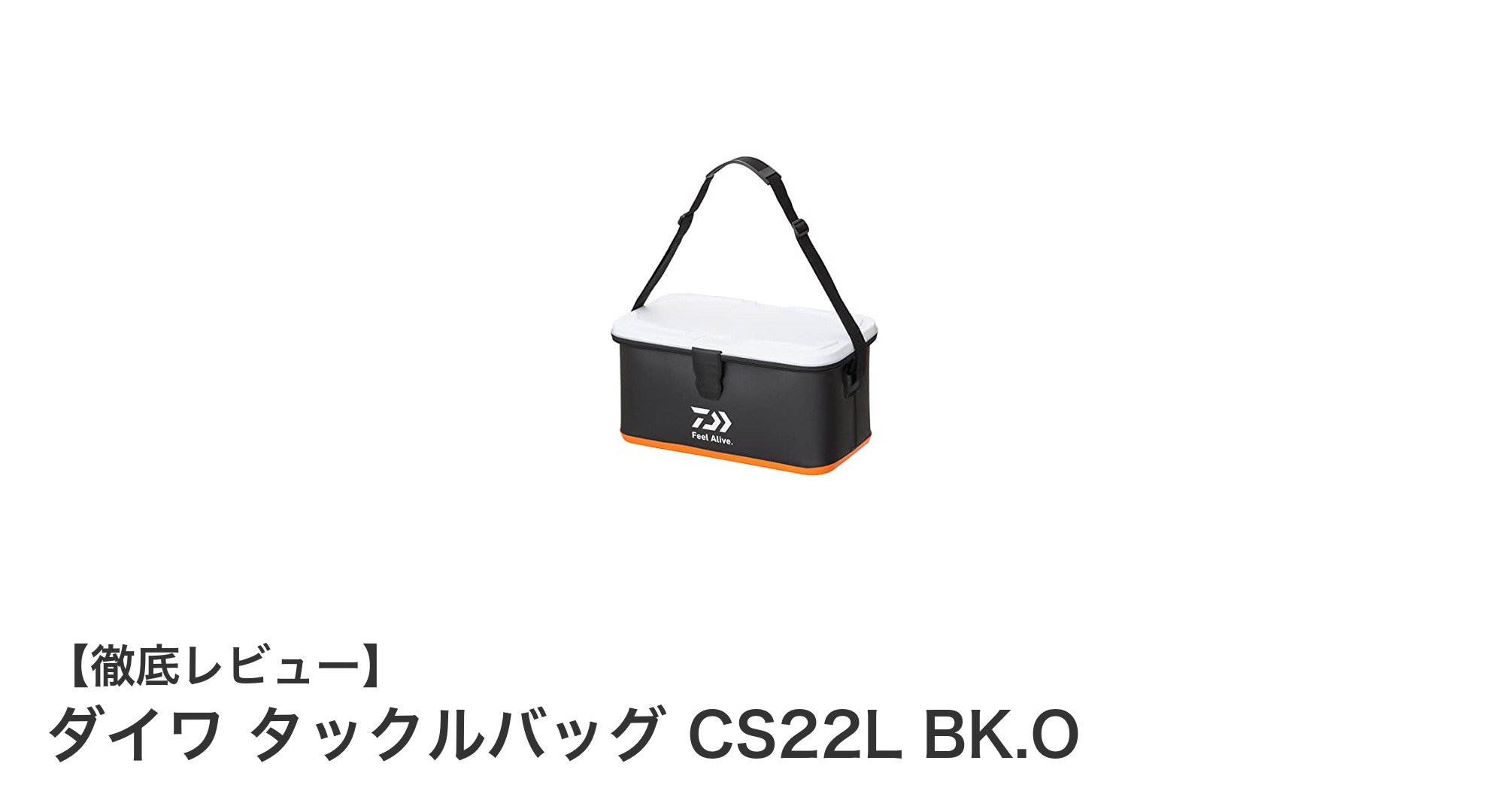 使いやすさと防水性を両立！ダイワ タックルバッグCS22Lで快適な釣りを実現