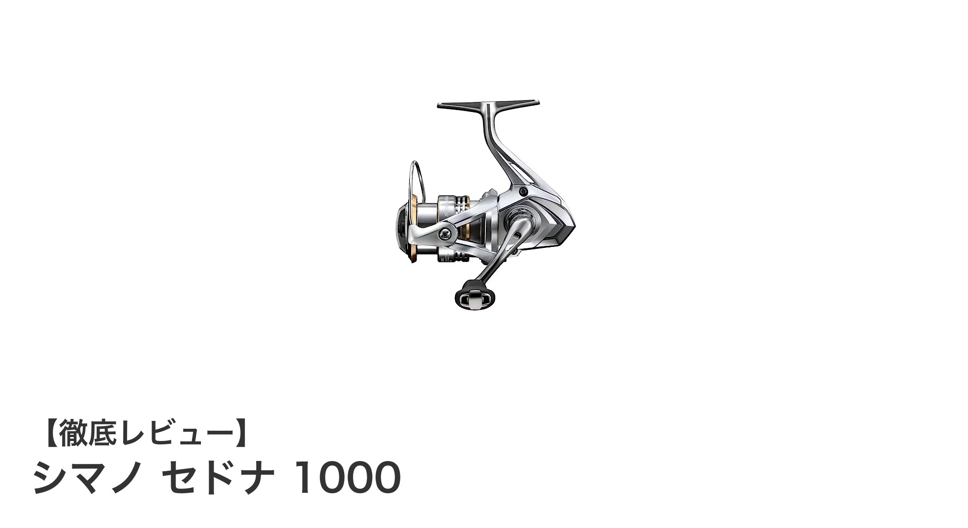 初心者に最適！シマノ セドナ 1000 スピニングリールの魅力を徹底解説