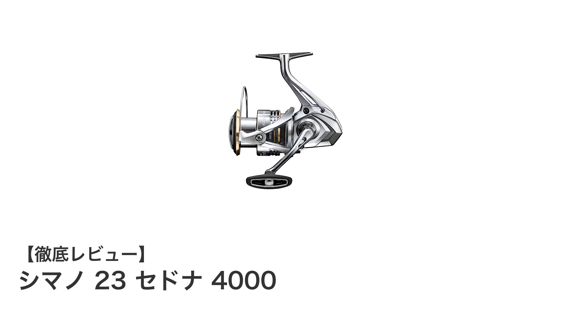 軽量＆強力ドラグ！シマノ 23 セドナ 4000で快適フィッシング体験