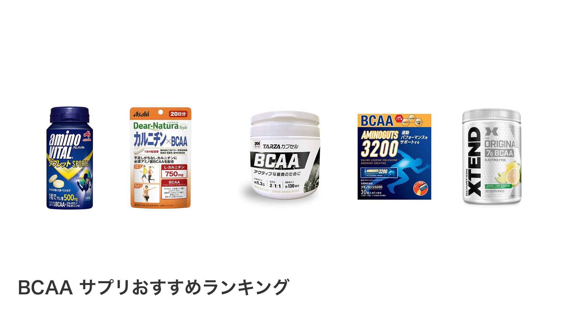 BCAA サプリのおすすめランキング