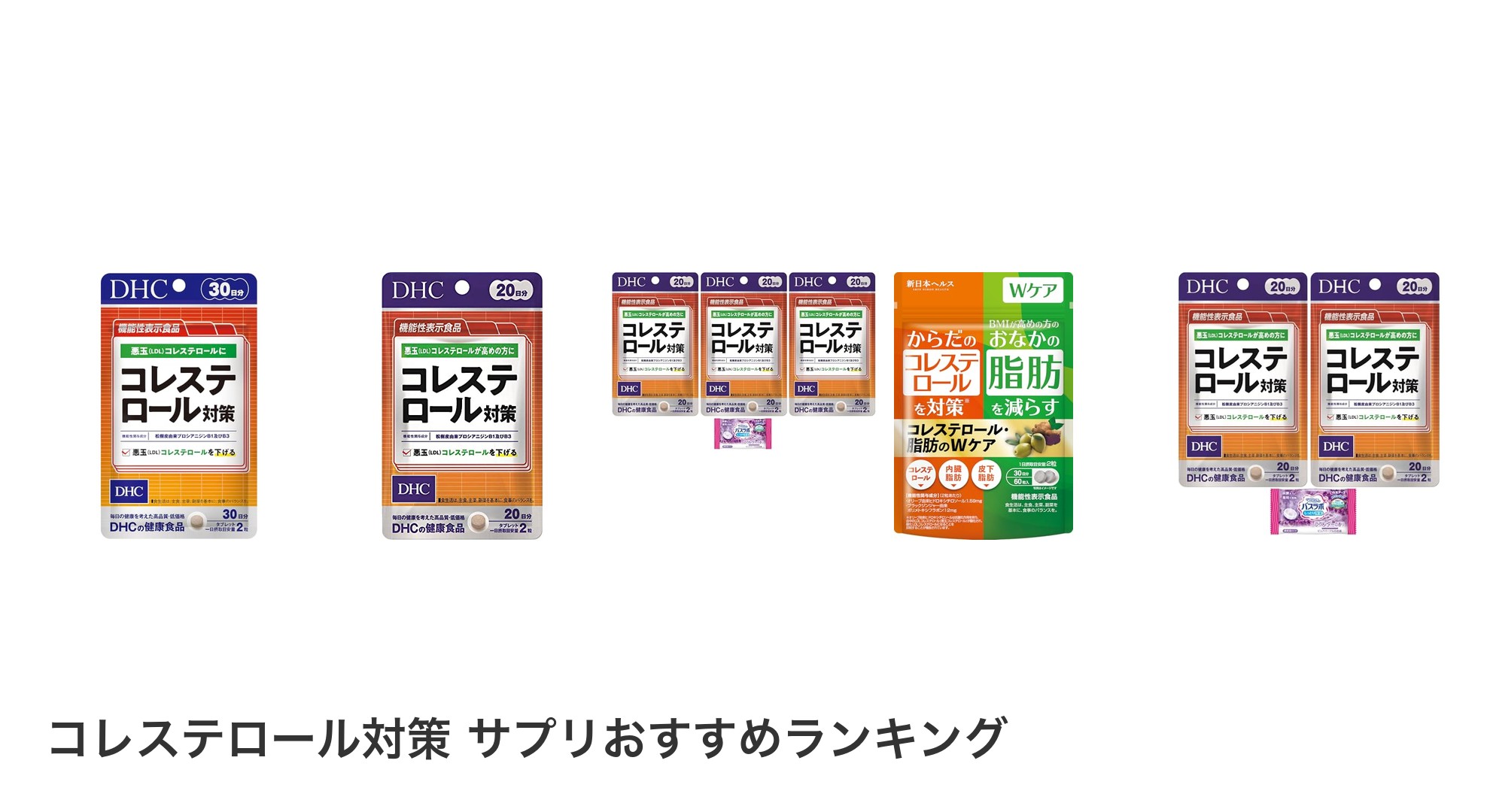 コレステロール対策 サプリのおすすめランキング