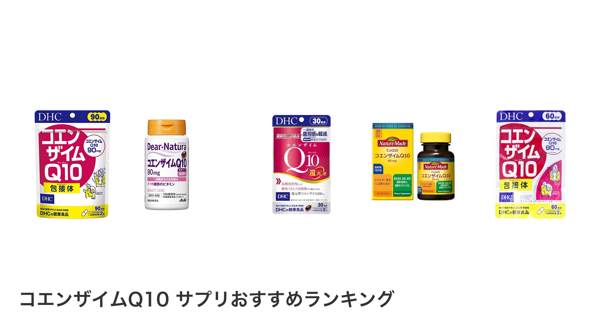 コエンザイムQ10 サプリのおすすめランキング