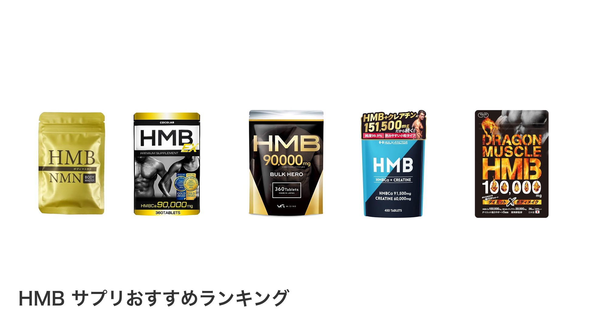 HMB サプリのおすすめランキング