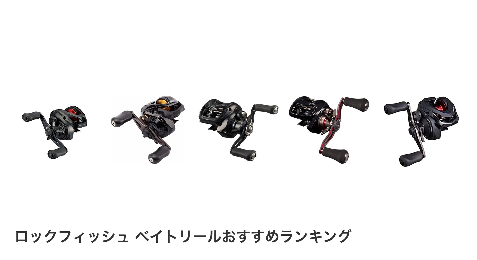 ロックフィッシュ ベイトリールのおすすめランキング