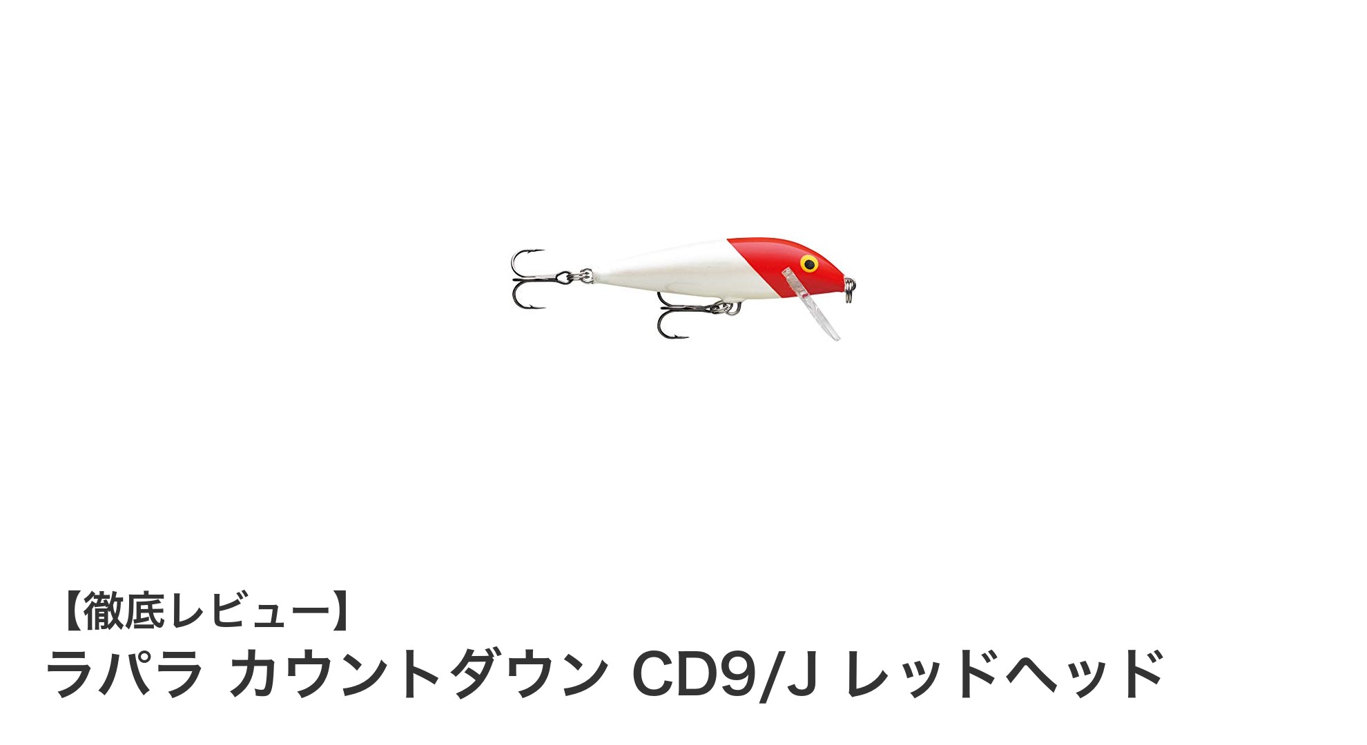 シーバス攻略に最適！ラパラ カウントダウン CD9/J レッドヘッドの魅力とは？