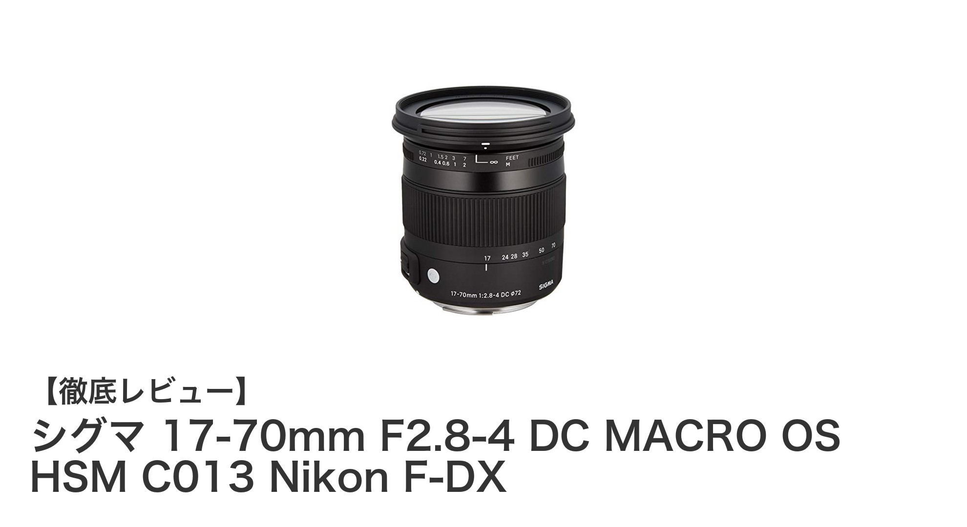 シグマ 17-70mm F2.8-4 DC MACRO OS HSMで切り拓く多彩なAPS-C撮影の世界