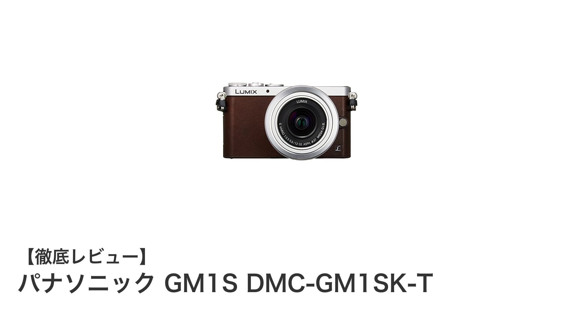 パナソニック GM1S DMC-GM1SK-T:高画質と携帯性を両立したミラーレス一眼カメラの新定番