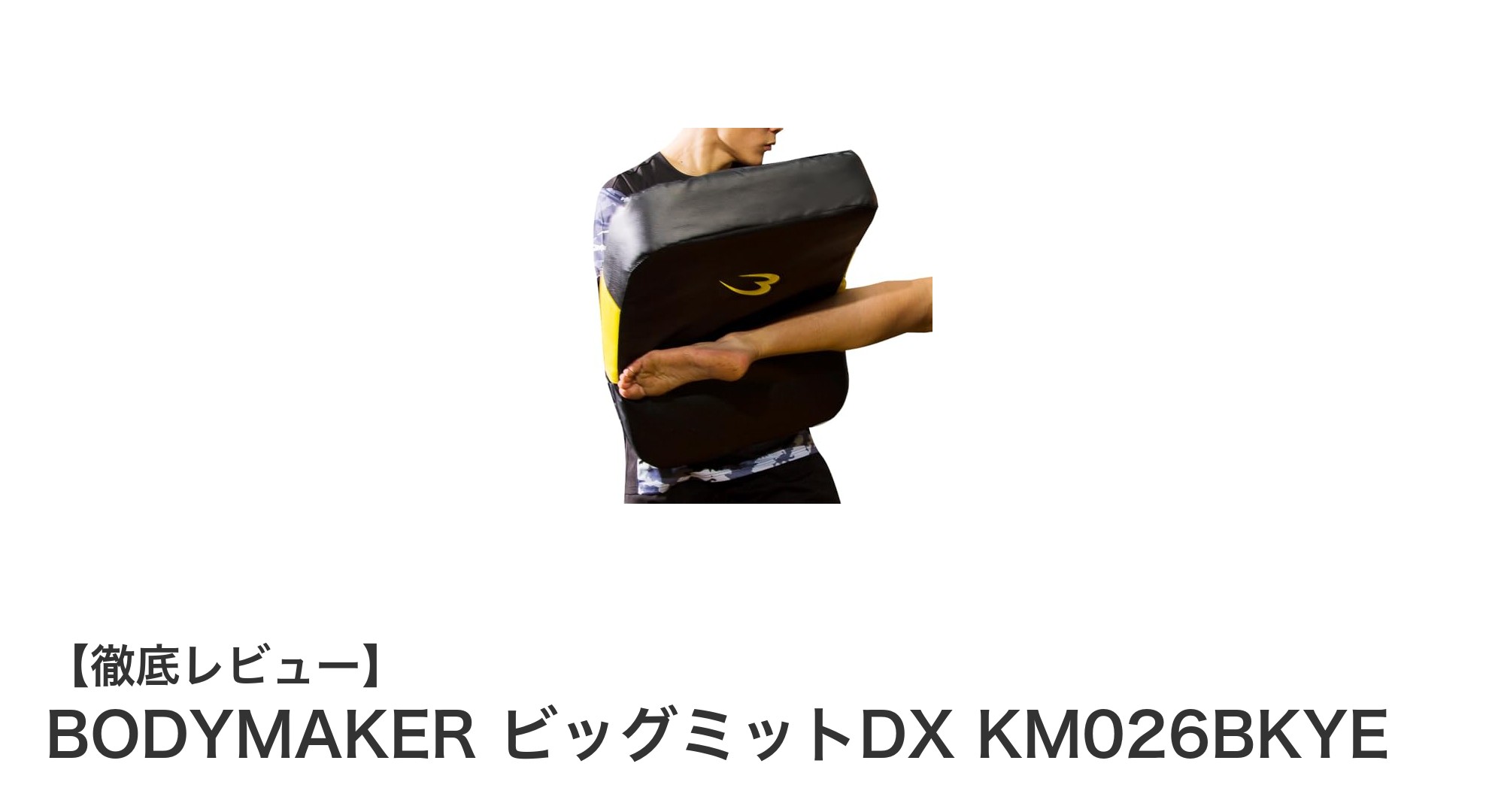BODYMAKERのビッグミットDXで究極のキックボクシングトレーニングを実現！