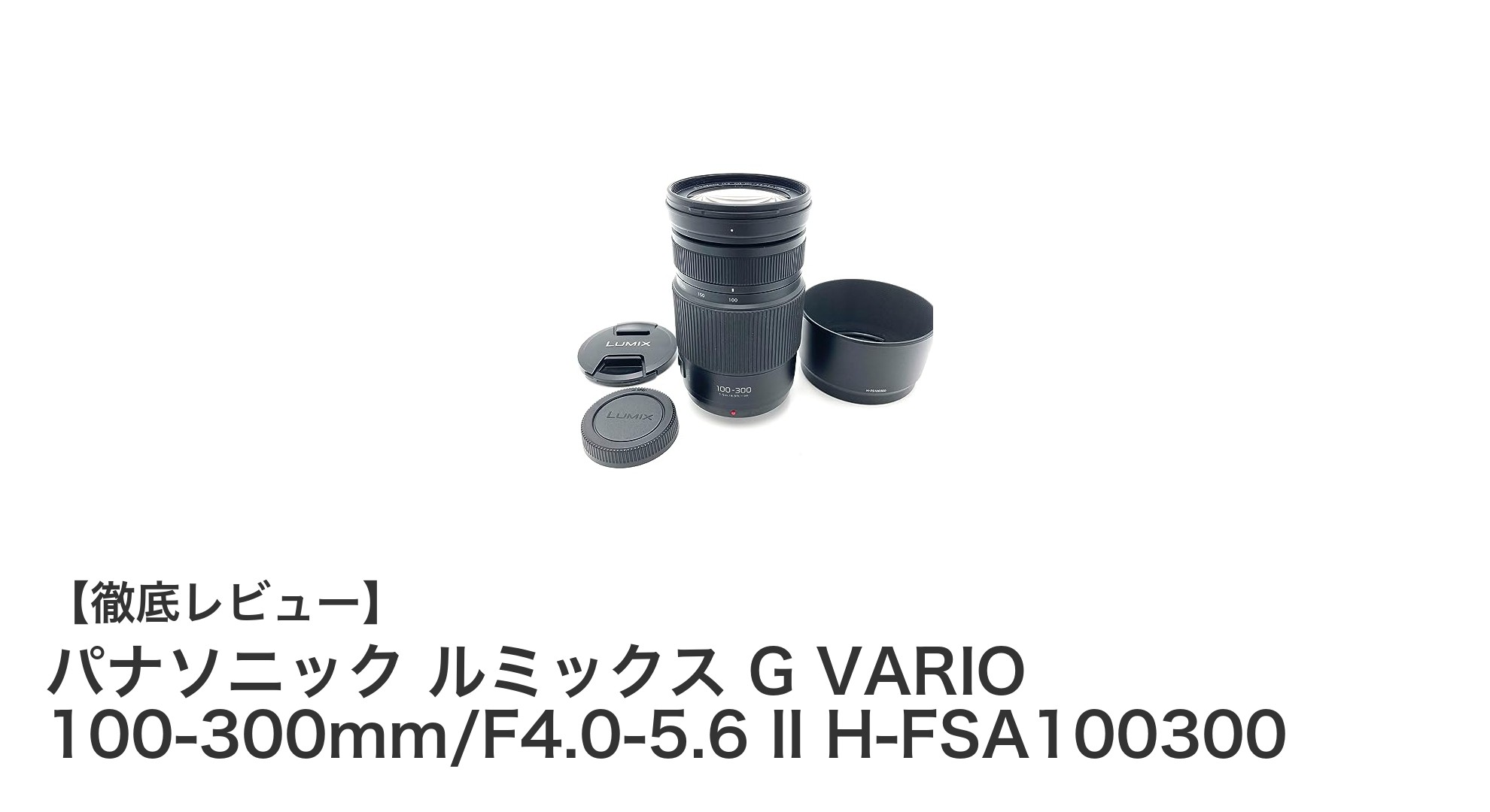 パナソニック ルミックス G VARIO 100-300mm/F4.0-5.6 IIで超望遠撮影を極める!軽量&高性能ズームレンズの魅力とは?