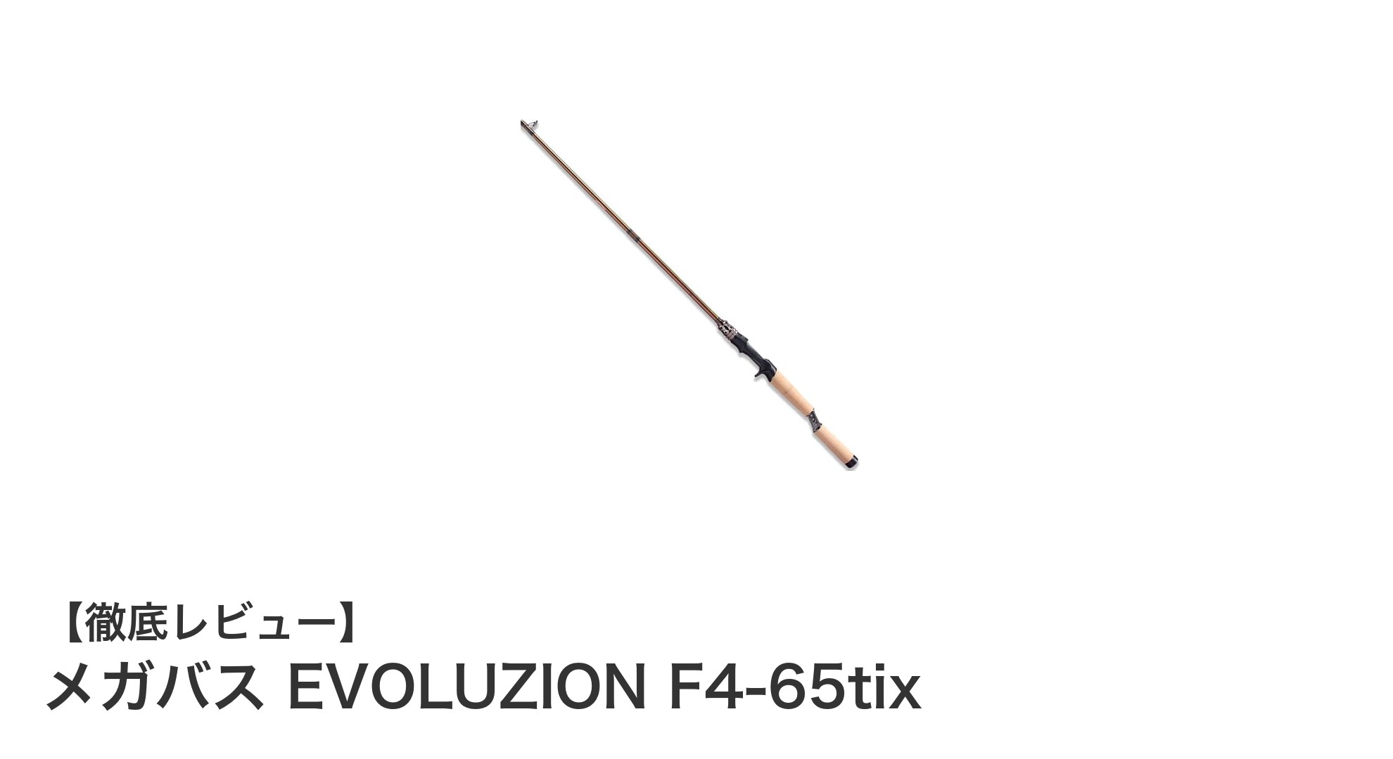 使い勝手抜群!メガバス EVOLUZION F4-65tixで幅広いルアーフィッシングを楽しもう