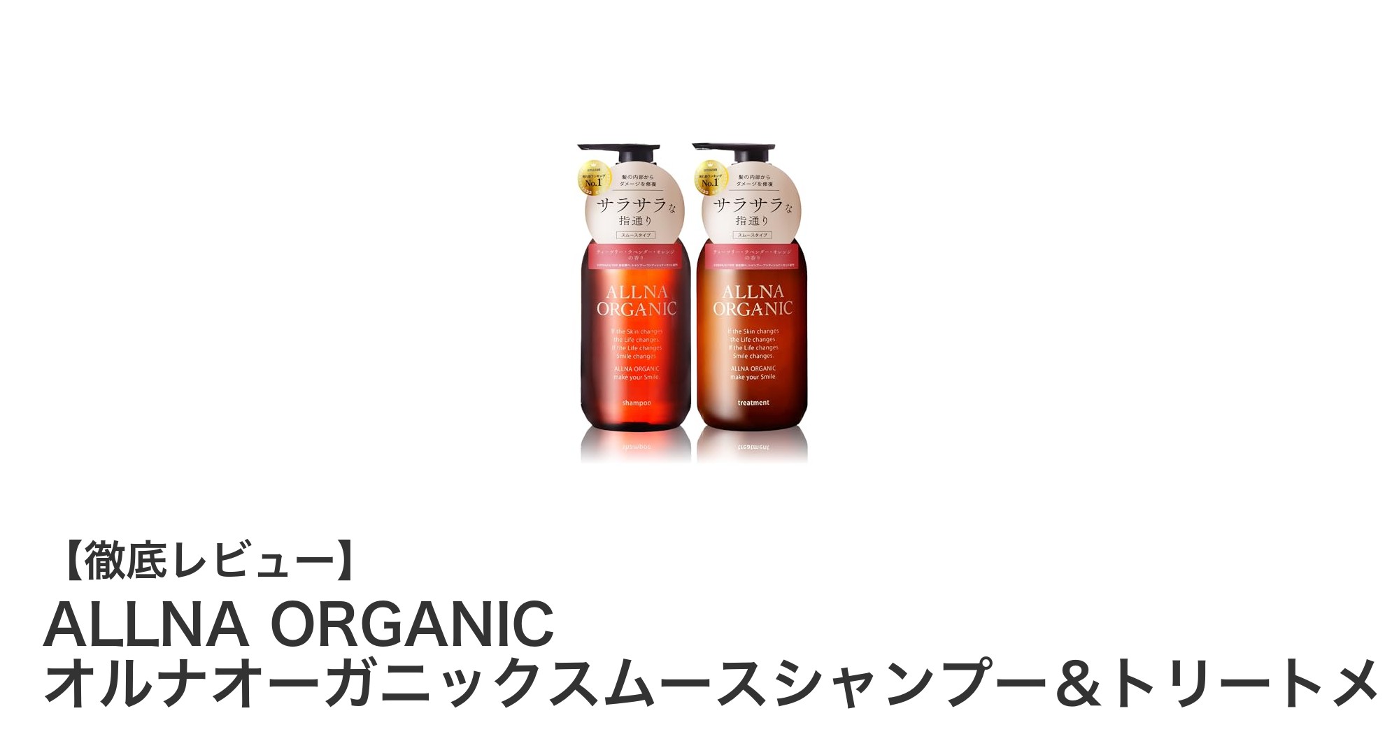 潤いと軽やかさを叶える！ALLNA ORGANICのオーガニックスムースシャンプー＆トリートメントセットレビュー