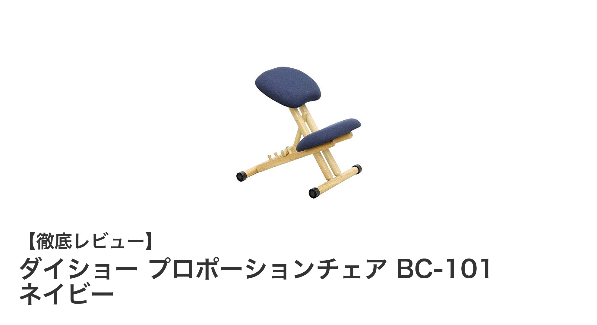北欧デザインの天然木製!子供の姿勢を支えるダイショー プロポーションチェア BC-101 ネイビー