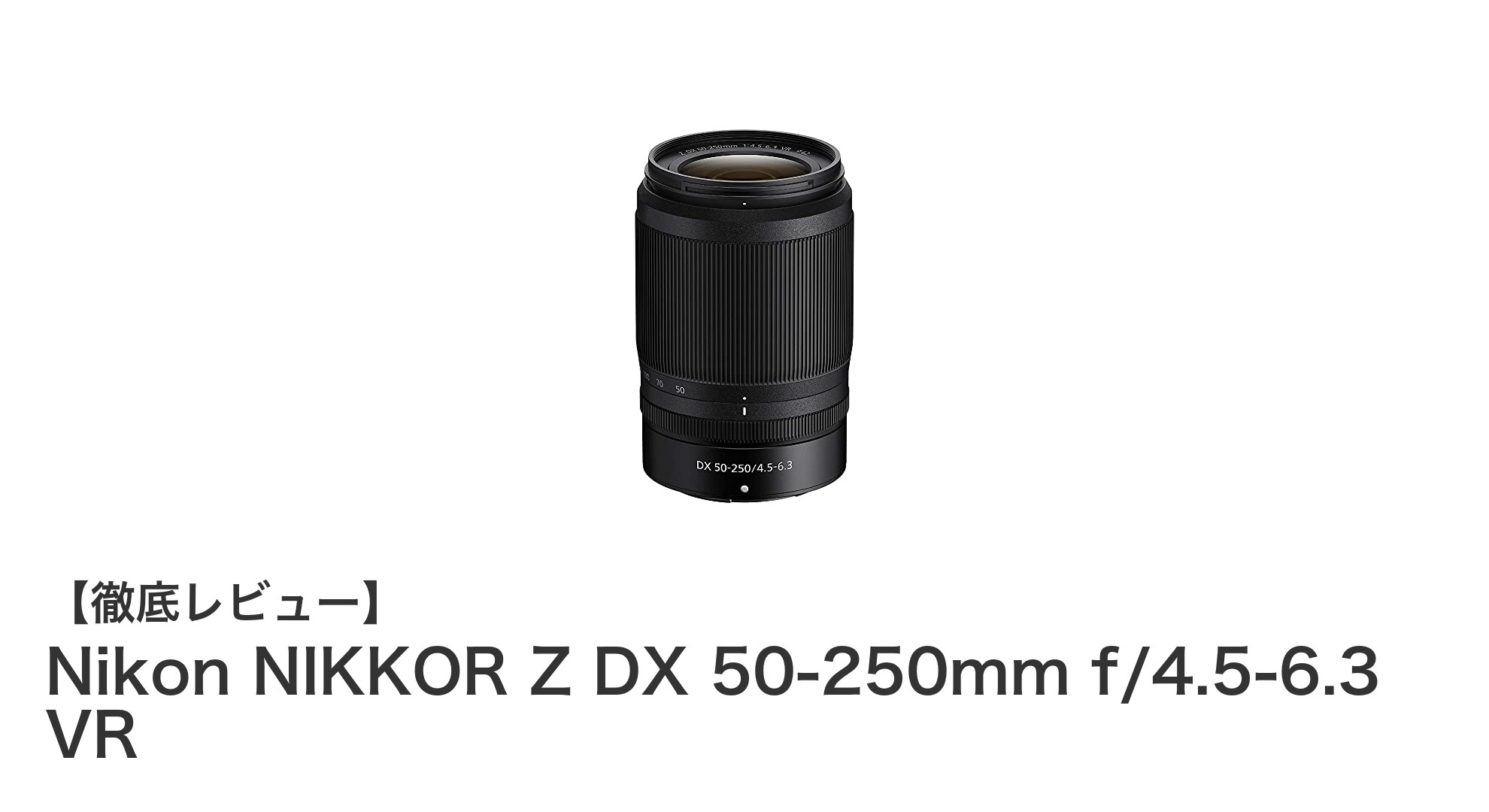 Nikon NIKKOR Z DX 50-250mm f/4.5-6.3 VRで手軽に遠くを鮮明に捉える望遠ズームレンズの魅力