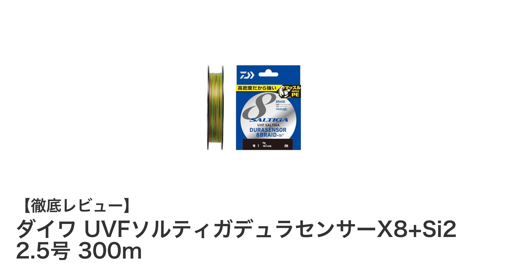 高耐久&高視認性!ダイワ UVFソルティガデュラセンサーX8+Si2 2.5号 300mの魅力徹底解説