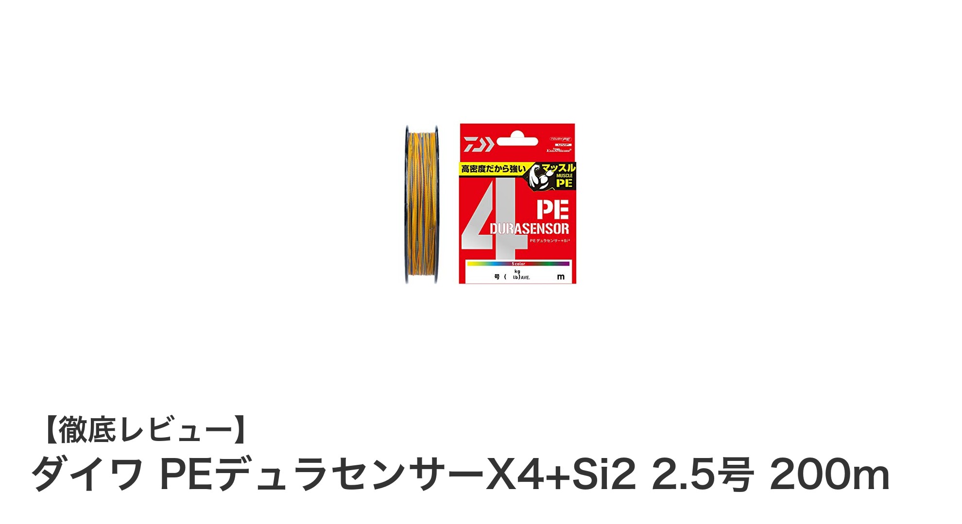 ダイワ PEデュラセンサーX4+Si2 2.5号 200mで釣りの精度と耐久性を極める!